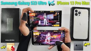 iPhone 13 pro max vs Samsung galaxy s23 ultra speed test and comparison all features