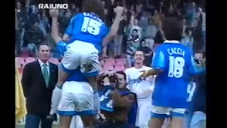 Napoli - Bologna 3-2, serie A 1996-97