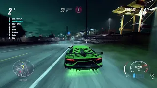Need For Speed Heat - Discovery race with fully upgraded Lamborghini Aventador SVJ