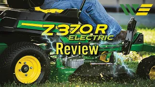 BRAND NEW! John Deere Z370R Battery Powered Mower Review & Walkaround