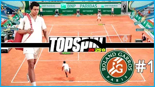 TopSpin 2K25 Player vs Player Online Gameplay | World Tour | Roland Garros (Intense Matchup)
