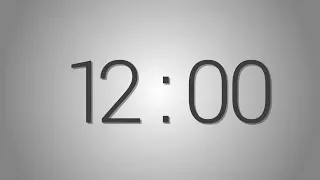 12 Minutes countdown Timer - Beep at the end | Simple Timer (twelve min)