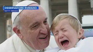 Little boy runs to Pope Francis during weekly audience | NewsNation Prime