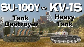 WOT Blitz Face Off || SU-100Y vs KV-1S