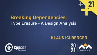 Breaking Dependencies: Type Erasure - A Design Analysis - Klaus Iglberger -  CppCon 2021