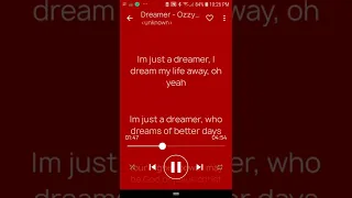 Dreamer karaoke Ozzy Osbourne