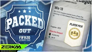NEW PLAYER PICKS OBJECTIVES IN FUT CHAMPS! (Packed Out #111) (FIFA 20 Ultimate Team)