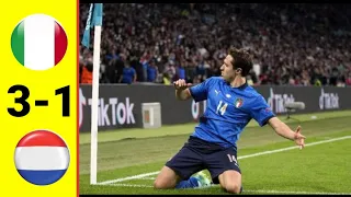 Cuplikan Gol Hasil Pertandingan Italia vs Belanda Hasil Kualifikasi Piala Dunia Tadi Malam 2021
