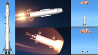 Recoverable 2-stage Crew Rocket - Spaceflight Simulator