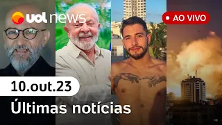 🔴 Guerra Israel x Hamas: Brasileiro achado morto, fala de Lula e últimas notícias; Bolsonaro e TSE