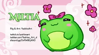 【VTuber Showcase】Miltia - Froggy mascot model【Live2D】