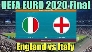 #Euro2020 Final Italy VS England Fifa21 PS4 gameplay