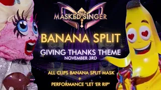 Katharine McPhee Foster & David Foster “Banana Split Mask” - Let 'er rip (Theme: Giving Thanks)