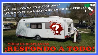 RESPONDO TODAS  las PREGUNTAS sobre el viaje a ITALIA y mis cosas del caravaning. #22