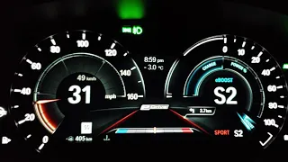 2018 BMW 530e x drive 0-60 acceleration