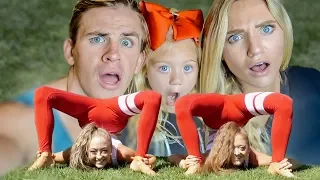 PROFESSIONAL TWIN GYMNAST TEACH US HILARIOUS YOGA POSES!!! (IMPOSSIBLE)