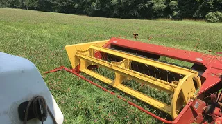 Hooking up your 488 Haybine and getting ready to mow