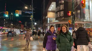 Night Walk in Chinatown Toronto in 2023