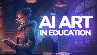 AI Art in Education // Applications for AI art generators in schools // Midjourney // DALL-E 2