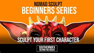 NOMAD FOR BEGINNERS – sculpting a character on the iPad