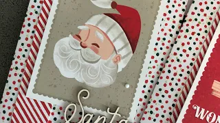 DIY Card Kit - Great for Kids Craft Project - Stampin Up - Santa Express