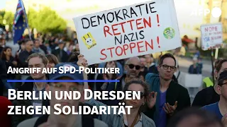 Angriff auf SPD-Politiker Ecke: Tausende zeigen Solidarität | AFP