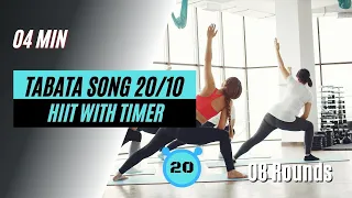 HIIT workout timer - (Tabata music)