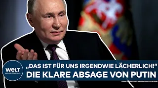 UKRAINE-KRIEG: "Das ist für uns irgendwie lächerlich!" Die klare Absage von Wladimir Putin