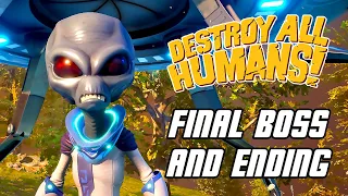 Destroy All Humans Remake - Final Boss & ENDING [PS4 PRO]