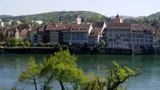 Skyline der Altstadt Rheinfelden Schweiz