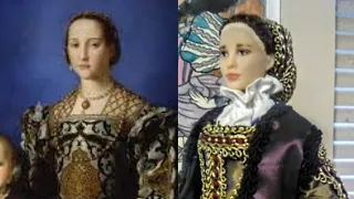 The Making Of Eleanor of Toledo Doll