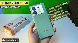 4 JUTA SPEK GILA! Unboxing Infinix Zero 30 5G - Test gaming + throttling test