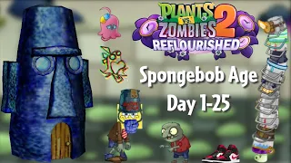 PvZ 2 Reflourished | All levels of Spongebob Age - Limited Thymed Event