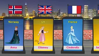 Disney Princess From Different Countries