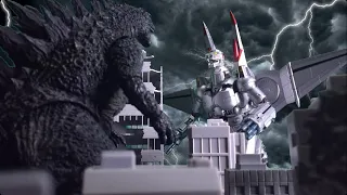 Godzilla vs Mechagodzilla (stop motion) | GOJIVERSE episode 1
