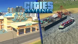 Cities Skylines - Грузовой узел, казино! #31