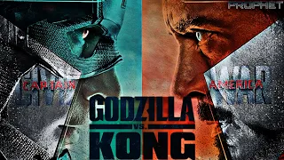 Captain America Civil War||Godzilla vs Kong trailer style|ITA|