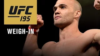 UFC 195: Official Weigh-in