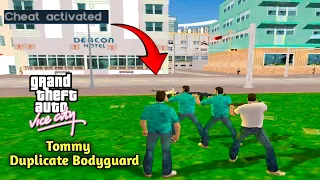GTA Vice City Tommy Clone Duplicate Bodyguard Cheat Code | Clone Guard Mod | Faizan Gaming