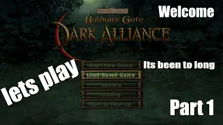 Win a Free game... Today im Playing Baldurs gate Dark alliance Part 1