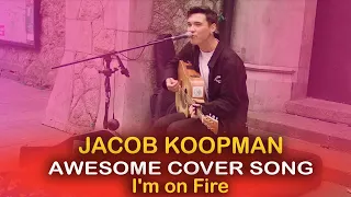 Jacob Koopman's awesome cover song 2023 | I'm on Fire | by Bruce Springsteen #simonaslibrary