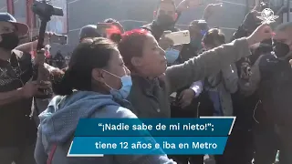 “Llevo toda la noche buscando a mi hijo, díganme dónde está”