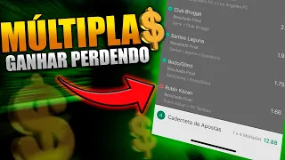 APOSTAS MÚLTIPLAS na BET365 pra GANHAR mesmo com RED