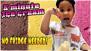 How To Make Ice Cream In A Bag Science Experiment ll DJ's Lab