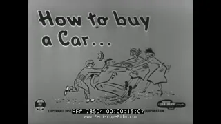1953 CHEVROLET SALES FILM "HOW TO BUY A CAR"  JAM HANDY 78504