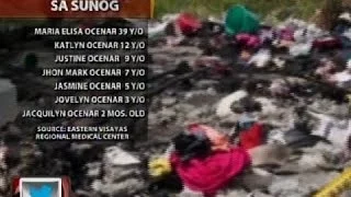 24 Oras: Ina at anim na batang anak, patay sa sunog sa Tacloban tent city