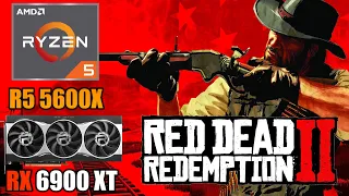 Red Dead Redemption 2  - RX 6900 XT + R5 5600X - 1080p, 1440p & 4K - Ultra & Optimized Settings