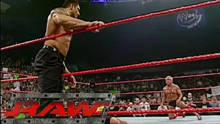 Ric Flair vs Christian (Batista Helps Ric Flair) RAW May 16 2005