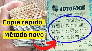 Sempre faço isso na lotofácil ! Cansei de acerta 11 12 13 Pontos; Estratégia pra ganhar com 14 e 15.