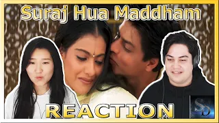 Suraj Hua Maddham REACTION!!!! | K3G | Shah Rukh Khan | Kajol |Sonu Nigam | Alka Yagnik